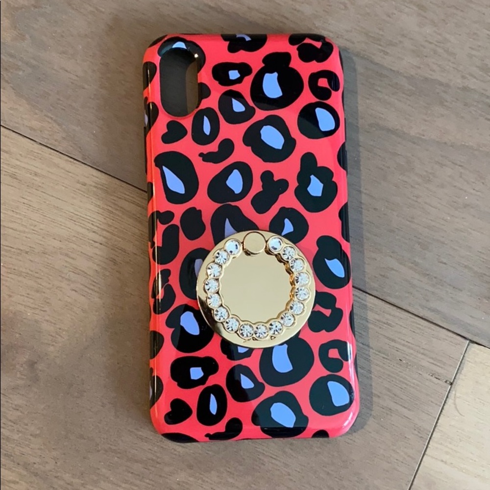 Casely Leopard IPhone X/XS Case with Sonix ring